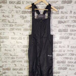 Zermatt Womens Black Insulated Ski Snow Bib Overalls Regular Fit Size XXL 2TG